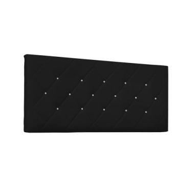 Imagem de Painel de Cama 90cm Paris Corano Preto - Lucadi Home