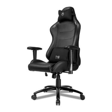 Imagem de Cadeira Gamer Mancer Tyr Espuma Moldada Reclinável Até 130kg Preta - M