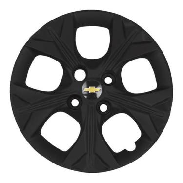 Imagem de Calota 378CB Cubo Baixo Aro 14 Preto Fosco Onix Prisma Ep - Garagem On