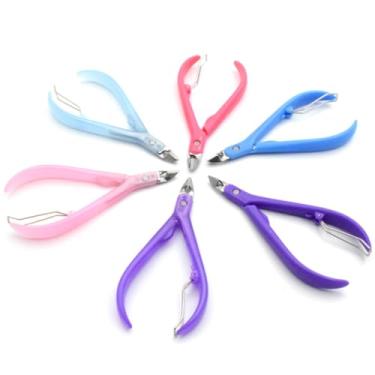 Imagem de Alicate de Cuticula InoxidáVel de 6 PeçAs(1 Kit（6 Peças）)