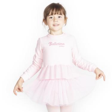 Imagem de Blusa Ballet Manga Longa com Babado Só Dança SD2147 Ballerina