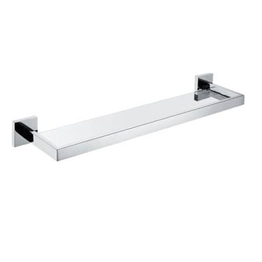 Imagem de Acessórios de banheiro de aço inoxidável Suporte para rolo de papel Toalheiro Prateleira Suporte para escova de vaso sanitário Prateleira de parede cromada Barra de toalha (prateleira)