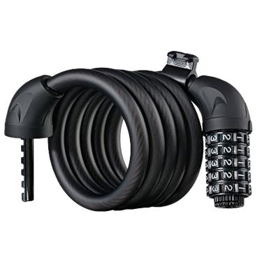 Imagem de Cadeado Para Bicicleta com Senha Aço Preto - ROCKBROS