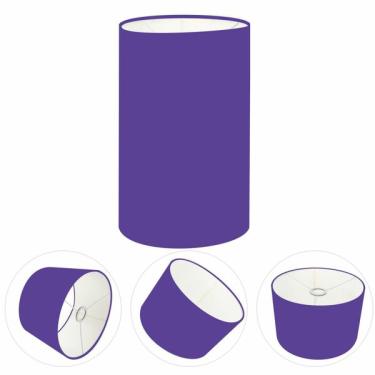 Imagem de Cúpula Abajur Cilíndrica Cp-8002 Ø13x30cm Roxo