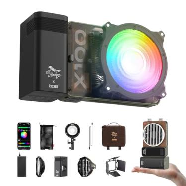 Imagem de Zhiyun Molus X100 RGB Pro Video Light,100W 2500K-10000K COB Light com Mini Refletor de Lente para Iluminação de Estúdio,Transmissão ao Vivo,Vídeo Curto,Fotografia de Produto