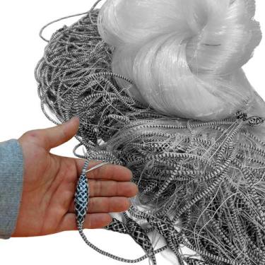 Imagem de Redinha Pega Peixe Pronta 70M Malha 8 (4cm entre nós e 8cm aberta) Fio