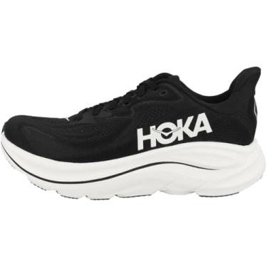 Imagem de HOKA Tênis feminino Clifton 10, Preto/branco, 41