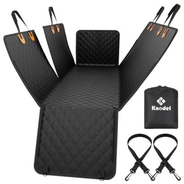 Imagem de K KNODEL Capa de assento de cachorro, capa de assento de carro 100% à prova d'água para animais de estimação, rede para cães, capas de assento traseiro para animais de estimação, resistentes a