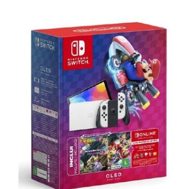 Imagem de Bundle Nintendo Switch OLED com Mario Kart 8 + 3 Meses de Assinatura Nintendo Switch Online