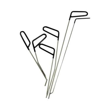 Imagem de Kit De Varas E Ganchos De Aço Inoxidável Para Reparo De Amassados Em C