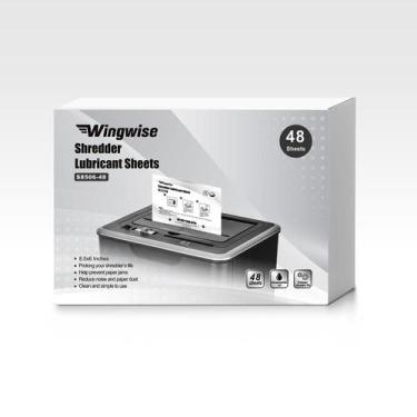 Imagem de Folhas de lubrificante para triturador Wingwise, pacote com 48, 8,5 x 