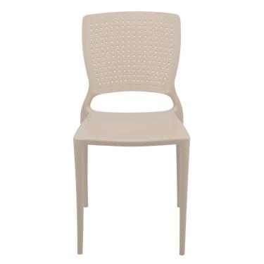 Imagem de Cadeira Tramontina Safira Em Polipropileno E Fibra De Vidro Areia