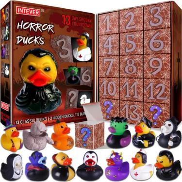 Imagem de Calendário do Advento Intever 2025 Horror Rubber Duckies 13 dias