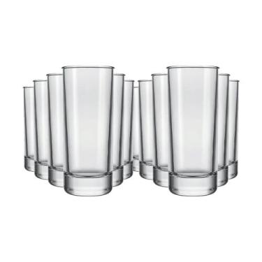Imagem de kit 12 Copo Brooklyn Vodka 70ml Vidro Incolor SM - Nadir Figueiredo