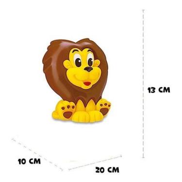 Imagem de Brinquedo Infantil Animais Coleção Bichinhos Vinil Criança - Cometa Br