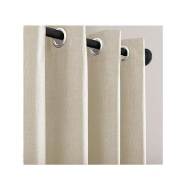 Imagem de Cortina Rustica Texturizada Para Porta 3,0 X 2,3m Varão 2m - Armazém d