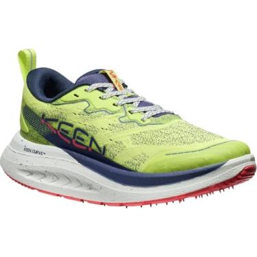 Imagem de KEEN Tênis de caminhada feminino Wk400 II, Verde Daiquiri, azul skipper, 35