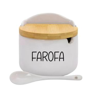 Imagem de Porta Mantimentos/Condimentos - Branco (250g) Farofa - Lyor, Farofa