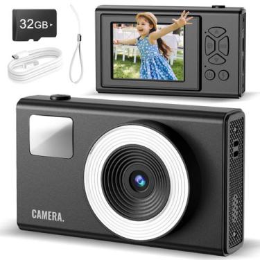 Imagem de Câmera digital CIMELR UHD 4K 48MP 16x Zoom Kids Preta