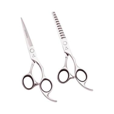 Imagem de Tesoura Profissional De Cabeleireiro 6.0 440C Ferramentas De Barbeiro 