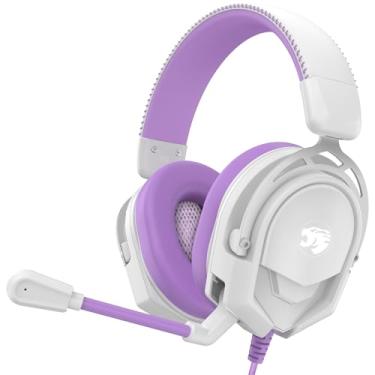 Imagem de IMYB Fone de ouvido para jogos A88 com microfone, fones de ouvido intra-auriculares com cancelamento de ruído estéreo com microfone para PC, PS5, Xbox One Series X/s, Ps4, computador, laptop, Mac,