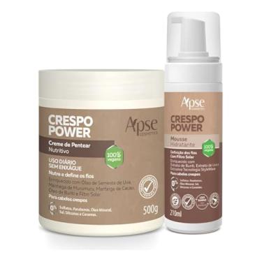 Imagem de KIT APSE CRESPO POWER CREME DE PENTEAR 500G E MOUSSE 210ML