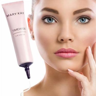 Imagem de Mary Kay O creme para os olhos combate linhas finas, opacidade e perda de firmeza. Ilumina e fornece 12 horas de hidratação. Reduz olheiras