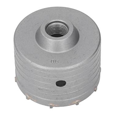 Imagem de 90mm de orifício de martelo elétrico serra Cimento cimentado Buxador de orifício de parede para o ar condicionado de tijolos de concreto Instalação de ar condicionado Silver 3.5in