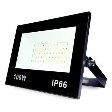 Imagem de 2X Refletor Led 100W Ip66 Branco Frio Prova D`Água 6500K Hol