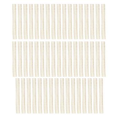 Imagem de QANYEGN 50 pacotes de fios duplos de encadeamento de arame, tamanho de papel A4 180 folhas Capacidade de 3/4 polegadas de fios de fios de diâmetro para estudantes e colegas de trab (Ouro)