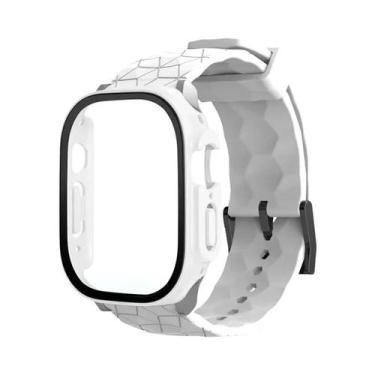 Imagem de Pulseira De Relógio Com Padrão De Futebol De 49mm 45mm 44mm 41mm 40mm 