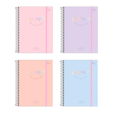 Imagem de Agenda planner espiral semanal Happy 2026 Tilibra