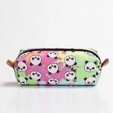 Imagem de Estojo Escolar Organizador com Zíper Resistente - Pikuka, Preto