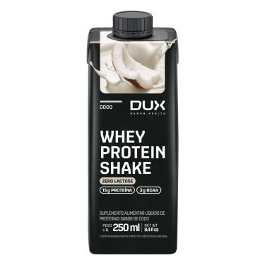 Imagem de Whey Protein Shake Dux com 15g de Proteína e 3g BCAA Sabor Coco Zero Lactose 250ml