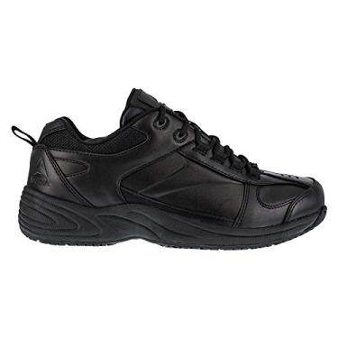 Imagem de Reebok Tênis de trabalho masculino Rb1100 Jorie Street Sport Jogger Preto Segurança, Preto, 4.5 Wide