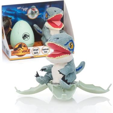 Imagem de Jurassic World Drop `n Pop Ovo de dinossauro Velociraptor Azul
