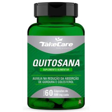 Imagem de Quitosana 500Mg 60 Cápsulas Reduz A Absorção Gorduras Take