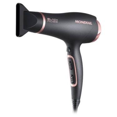 Imagem de Secador de Cabelo Mondial Black Rose SC-37 - 2000W - 110V - Preto e Ro