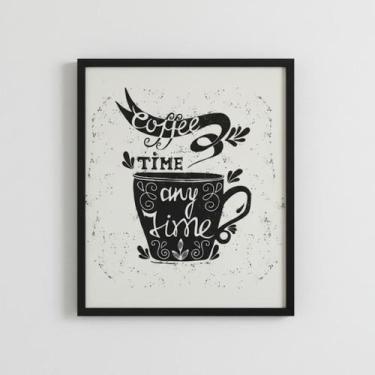 Imagem de Quadro Decorativo Cafeteria Café Confeitaria Moldura 25x30 - generica