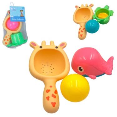 Imagem de Brinquedo Animais de Plástico 3 Pçs Para Banho - Tudo em Caixa - Genér