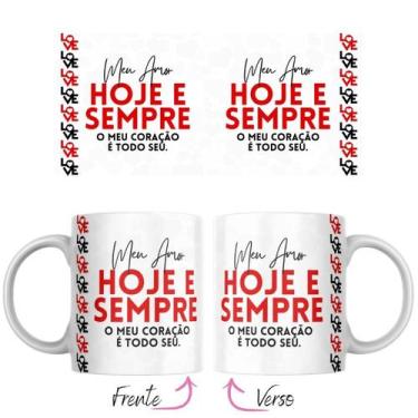 Imagem de Caneca Personalizada Com Foto Presente Casal Namorados Aniversario Nam