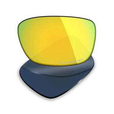 Imagem de Mryok Lentes de reposição ultra polarizadas para óculos de sol Oakley Drop Point OO9367, HD Polarized, proteção UV, resistente a impactos e ajuste perfeito - Ouro 24K