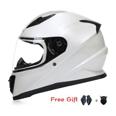 Imagem de Capacete de motociclista, capacete completo de inverno, material ABS para adultos