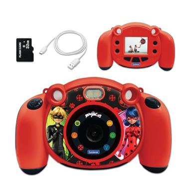 Imagem de LEXiBOOK - Miraculous - 4-in-1 Kids Camera with Photo, Video, Audio and Game Functions, 32GB SD Card Included - DJ080MI