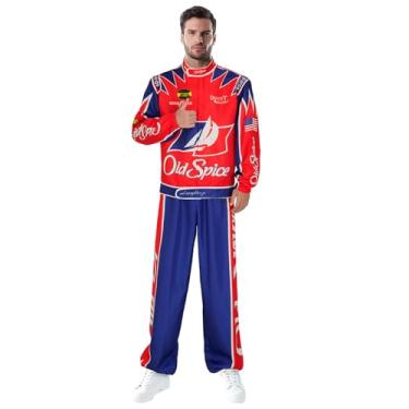 Imagem de doraimi Macacão Ricky Bobby Talladega Nights fantasia adulto (adulto-G, vermelho)