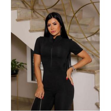 Imagem de Macacão preto costa nua - Invista