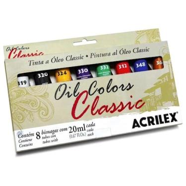 Imagem de Estojo Oil Classic 8 Bisnagas 14108 Acrilex