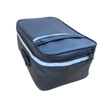 Imagem de harayaa Suporte de bicicleta traseiro, bolsa para porta-malas de bicicleta, à prova de chuva, fácil de instalar, bolsa para ciclismo, mountain bike, banco, 24.5 Cm X 16.5 Cm X