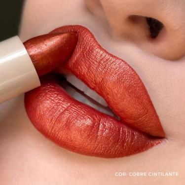 Imagem de Batom Cintilante Mahav Dia a Dia, Cobre Shine