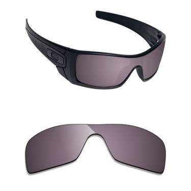 Imagem de Alphax Lentes de reposição polarizadas espelhadas cinza cromado Elite para óculos de sol Oakley BXTR OO9280